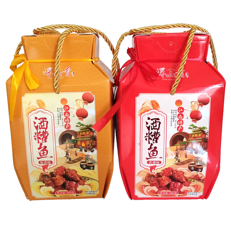 深山肴江西酒糟鱼即食原香辣鱼块