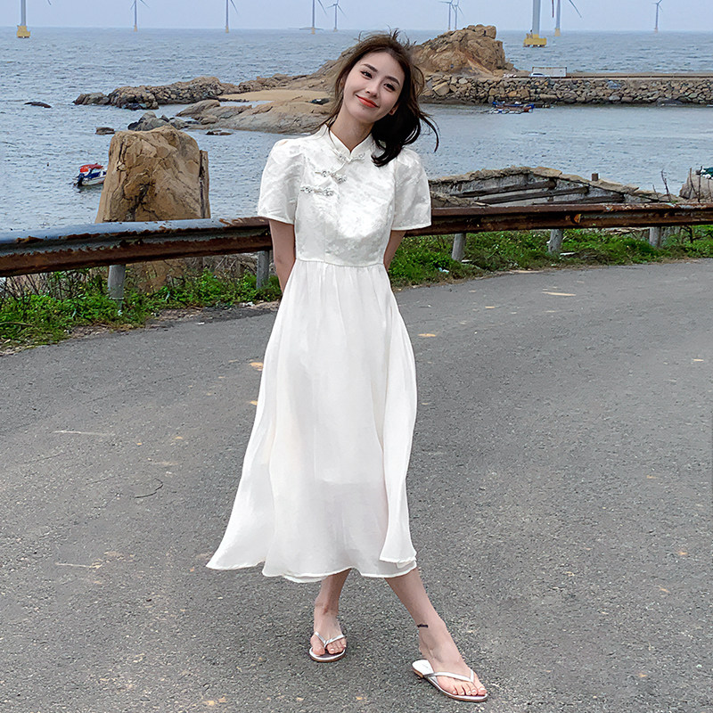 {{大货已出}}新中式风连衣裙2368款P125K175,女装连衣裙,浙宝285（原212）