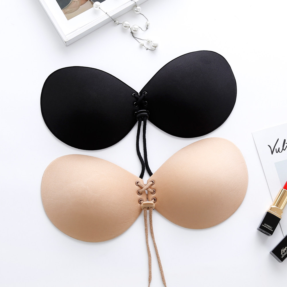 小胸加厚聚拢胸贴平胸变大厚杯丰胸乳贴性感新娘婚纱礼服隐形文胸