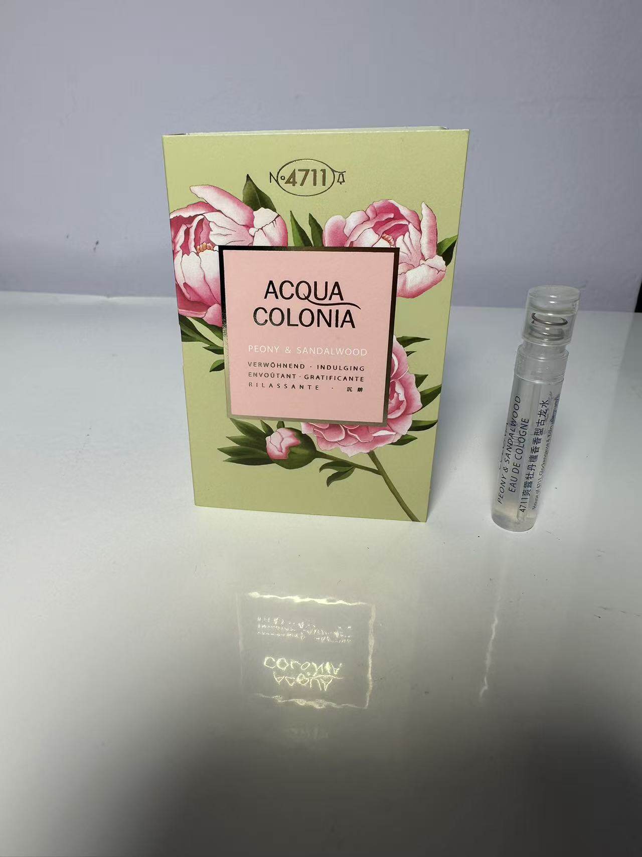 4711 Acqua Colonia Peony 古龙水牡丹与檀香中性试管香水1ml