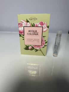 4711 Acqua Colonia Peony 古龙水牡丹与檀香中性试管香水1ml