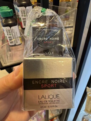 【鄙视假货】 LALIQUE莱俪Encre Noire Sport墨恋运动男香4.5ml