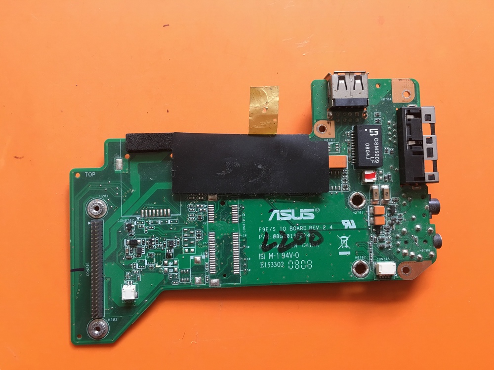 华硕F9 F9E F9D F9S笔记本USB接口板 网卡接口板 耳机接口板