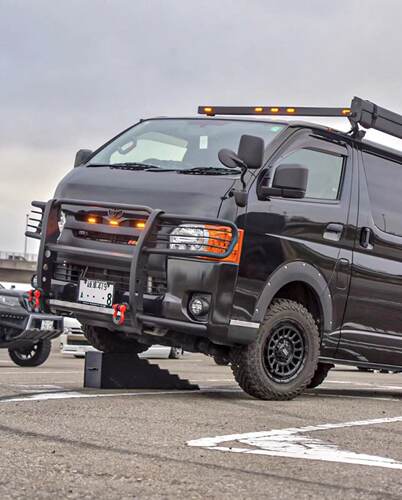 适用于 hiace200系 港版VAN仔丰田海狮2005-2022 改装越野风套件