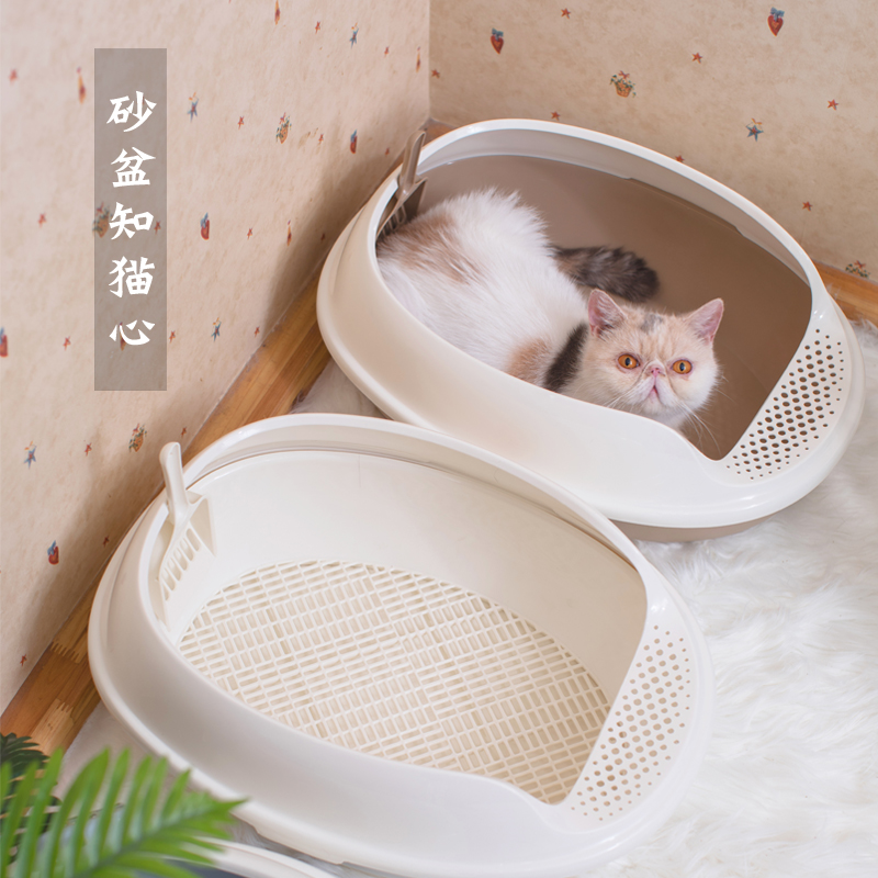 美卡单层双层多功能猫厕所