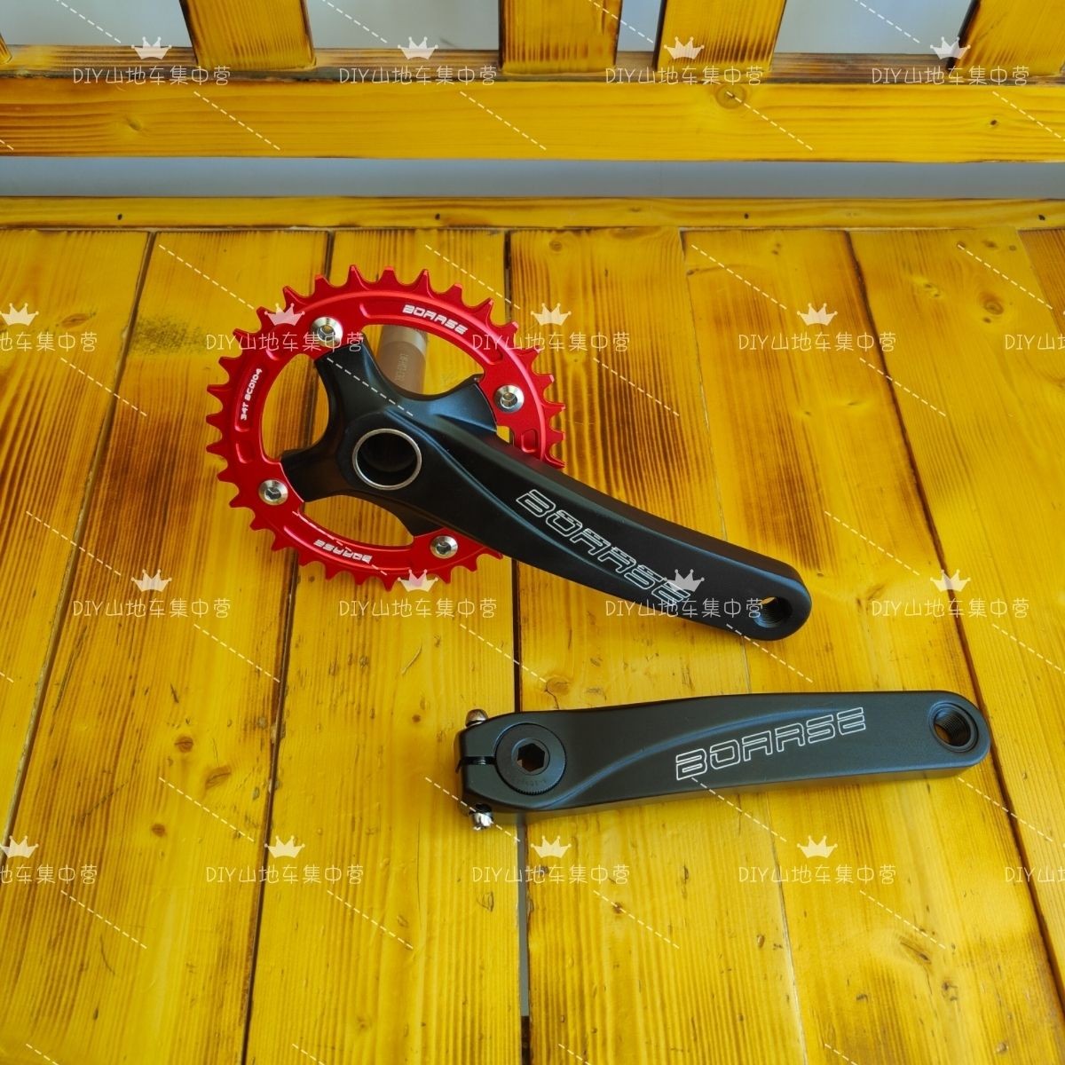 BOARSE博睿思单盘正负齿牙盘曲柄山地链轮土坡AM齿盘山地车曲柄