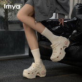 洞洞鞋 女士夏天外穿厚底增高防滑新款 踩屎感包头凉拖两穿海边沙滩