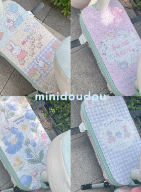 适用雅迪电动车C12脚踏垫C09脚垫电瓶车C50防水丝圈c18专用成品