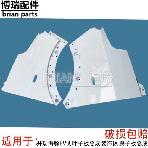 奇瑞开瑞海豚EV侧叶子板总成装饰板翼子板总成 前侧叶子板 带漆