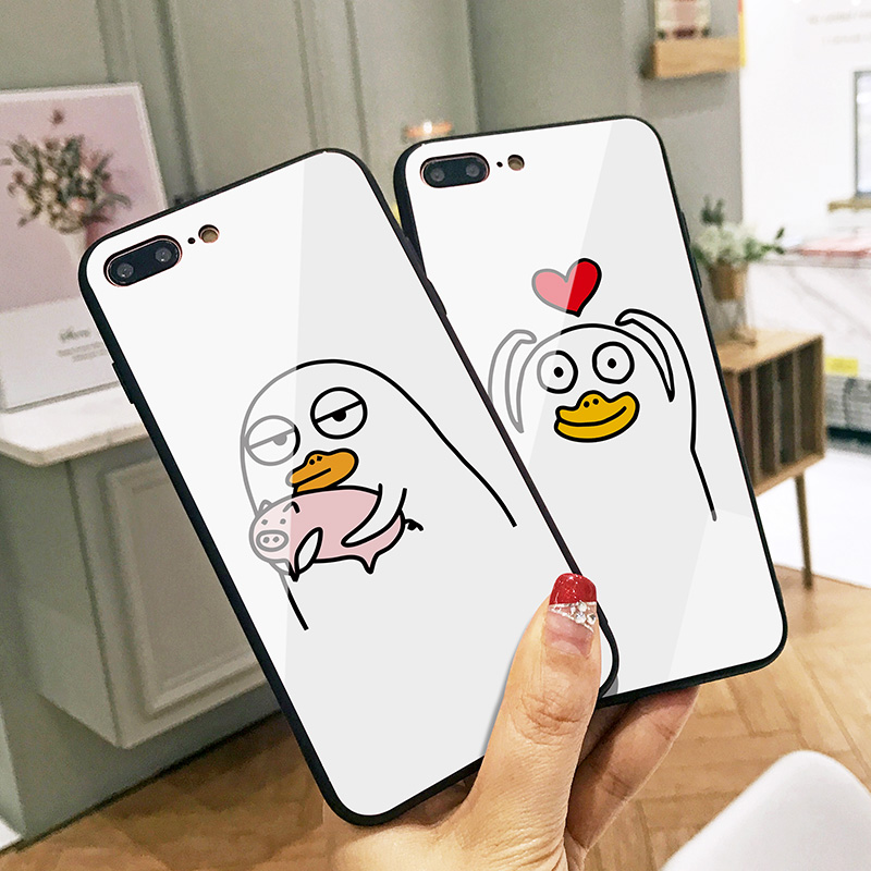 ±§ÖíѼ×ÓÆ»¹û6splusÊÖ»ú¿Ç¿É°®¿¨Í¨iPhoneX²£Á§¿Ç¸öÐÔ´´Òâ³±¿î7P±£»¤Ì׹轺°ü±ß8¶¶ÒôÍøºì¿îXS MAXÄÐÅ®Çé¿î