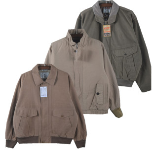 古着vintage秋冬厚款 拉链飞行夹克外套宽松学院风复古棒球服休闲