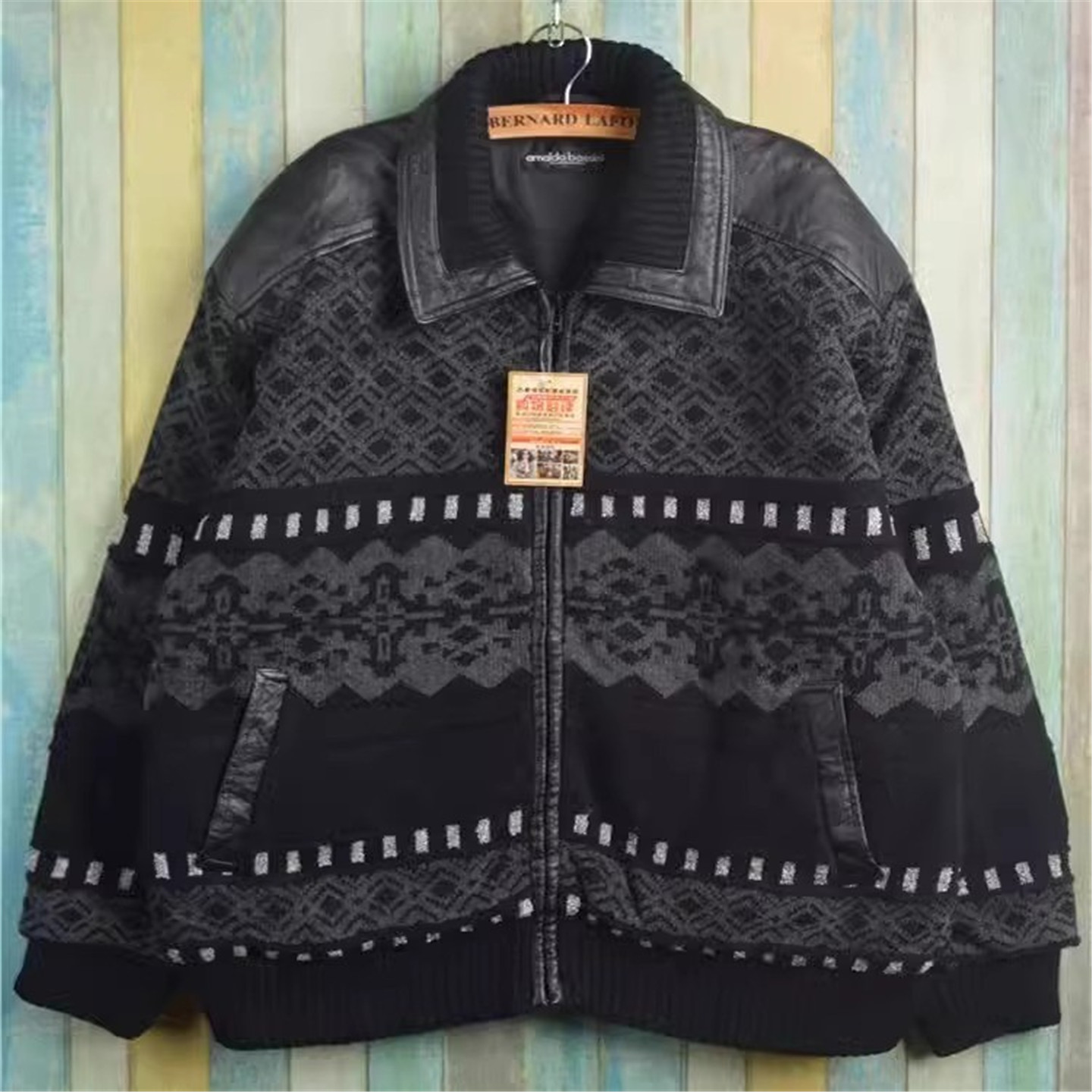 古着vintage飞行夹克厚款夹棉男女休闲工装棒球服冲锋衣宽松外套