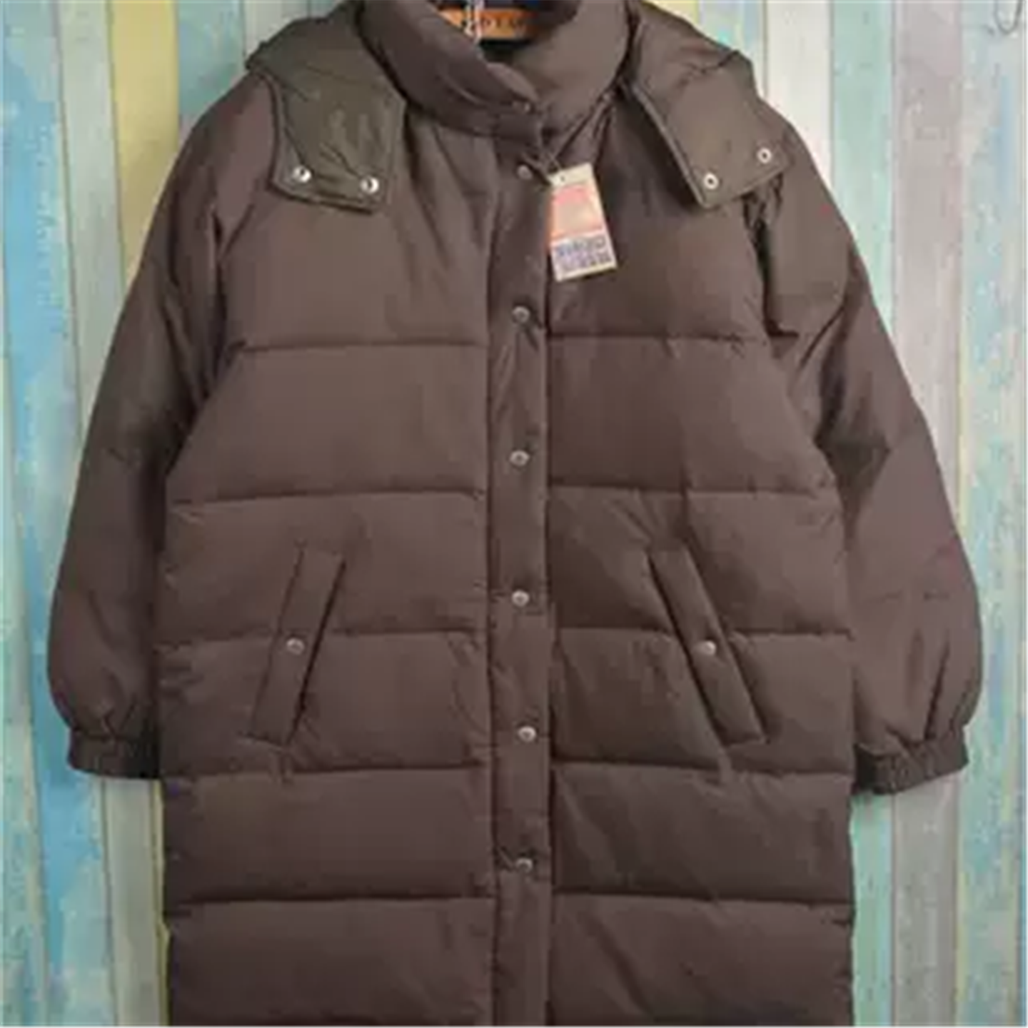 古着vintage蓬松鹅绒复古羽绒服运动防御寒加厚长款保暖休闲户外