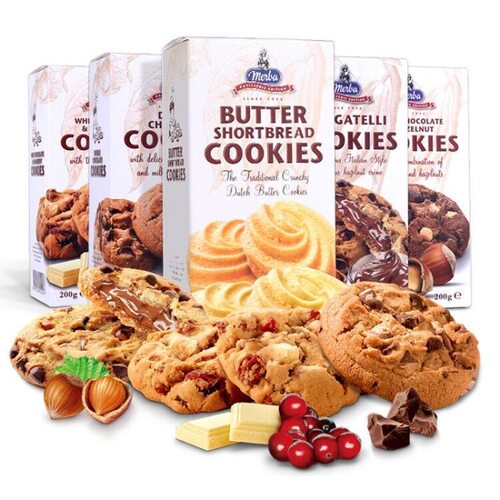 Merba摩巴榛子巧克力味曲奇饼干