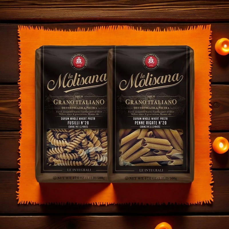 茉莉莎娜全麦螺丝形意大利面