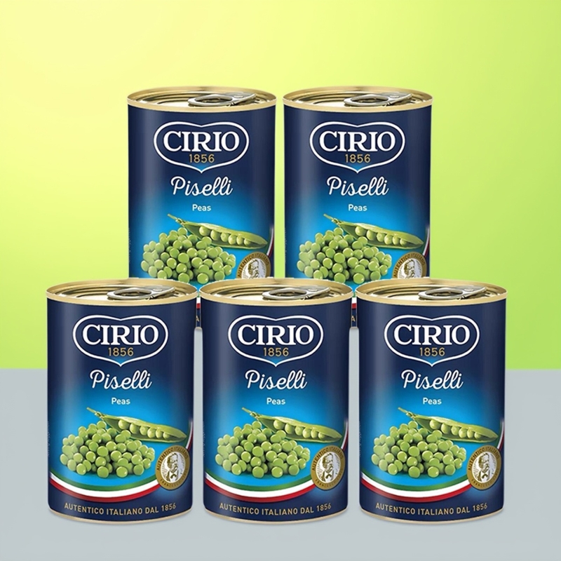 茄意欧青豆罐头410g 蔬菜沙拉披萨配菜西餐辅料豌豆粒原装进口