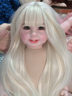 50-55cm女孩娃壳大娃空壳搪胶娃娃胶皮娃娃儿童玩具 定制款不退换