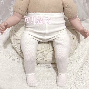 55cm重生娃娃衣服女娃蕾丝打底裤女孩黑丝袜四牙六牙春夏连裤袜子