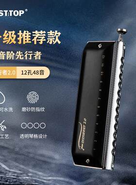 12孔半音阶12孔无膜不黏膜C东方