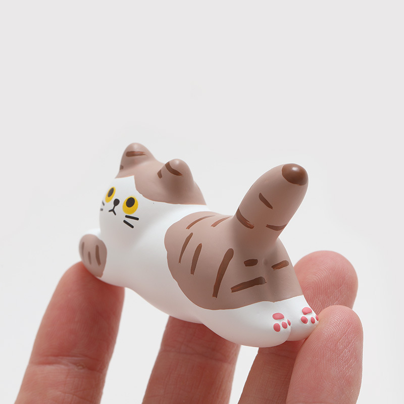 奔跑猫咪冰箱贴创意磁铁树脂立体diy配件大号磁贴磁性磁力贴