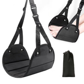 跨境飞机歇脚吊床旅行歇脚神器高铁办公室午休舒适吊脚带出游便携