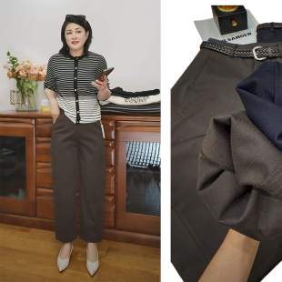 休闲裤 洛克西裤 莱赛尔气质显瘦女裤 新款 25007 AKDM春季