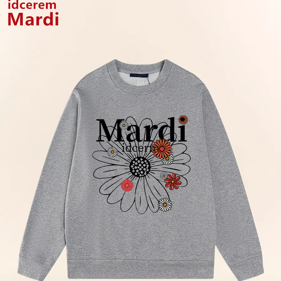 idceremMardi黄色小雏菊卫衣女