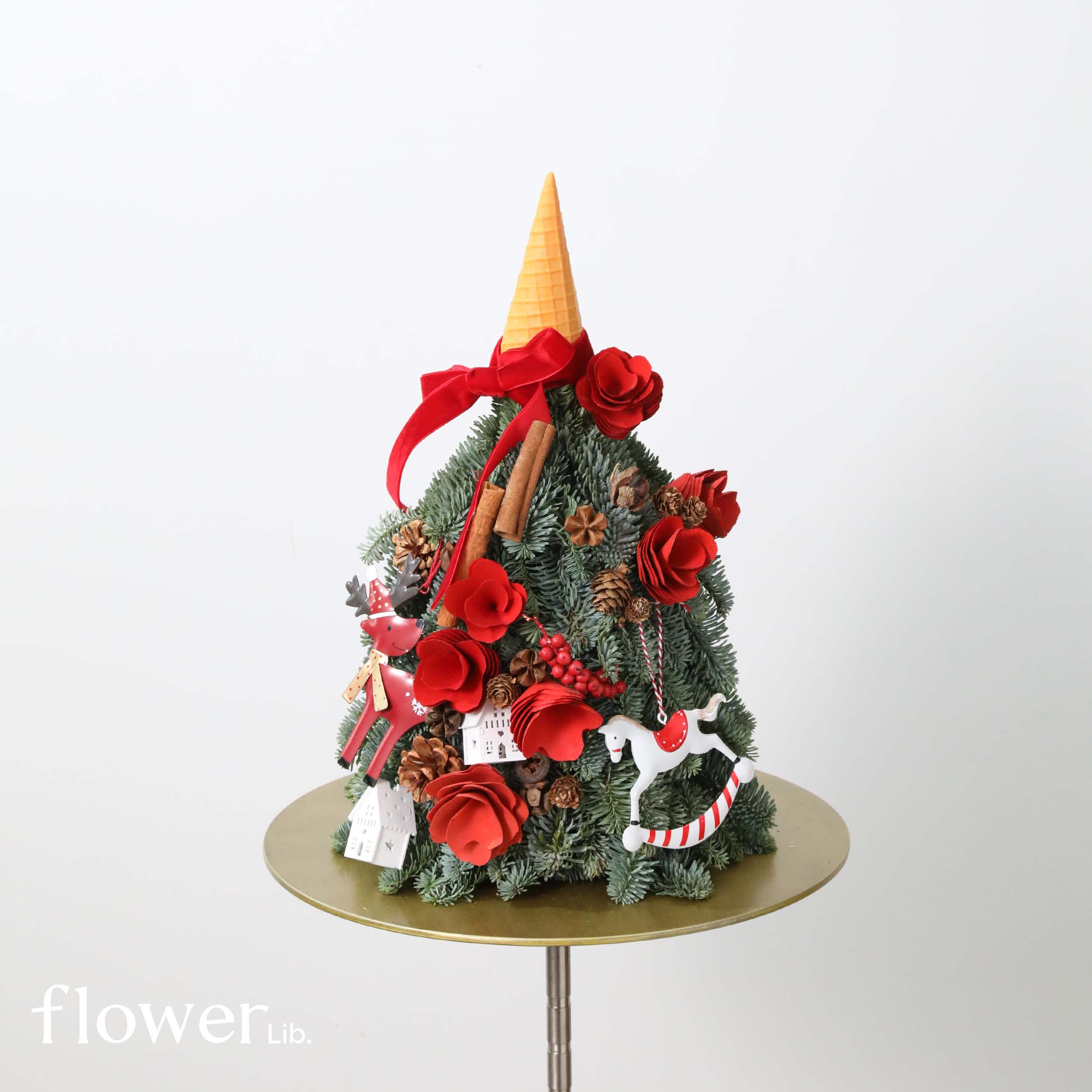 [25圣诞合集]植物图书馆全国快递手工圣诞树摆件圣诞礼物送朋友