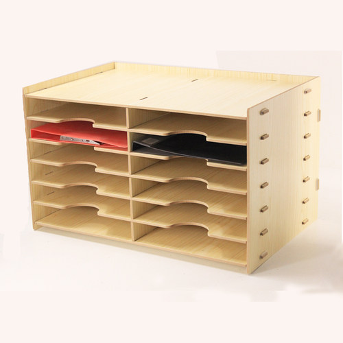 多层文件架A4纸桌面办公书架架文件夹置物文件框收纳整理架