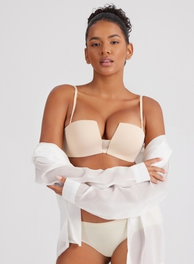 性感网纱侧翼低心四角杯小胸聚拢可拆卸细肩带内衣软钢圈文胸6625