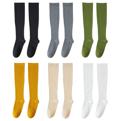 压力瘦腿小腿袜子女中筒秋季