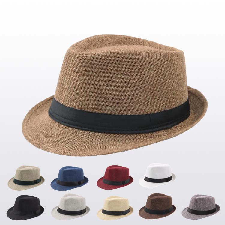 中老年风爵士男土户外防晒帽子