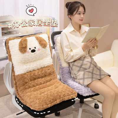 汽车连体坐垫办公室靠枕椅子腰靠垫座椅护腰枕床头靠背垫沙发抱枕