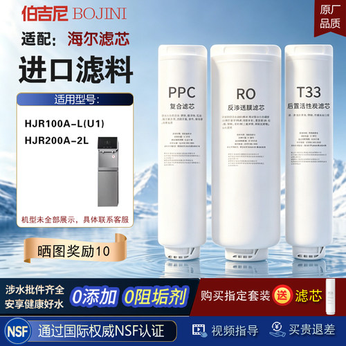 适配海尔100A-L(U1)/200A-2L滤芯