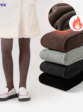 FIRSTMIX2024冬小圆机一体连裤袜保暖加绒加厚女款打底裤袜女秋冬