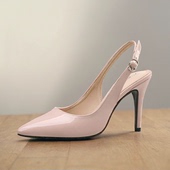 尖头鞋 包头高跟鞋 职业工作鞋 夏季 欧美性感女鞋 凉鞋 新款 45码