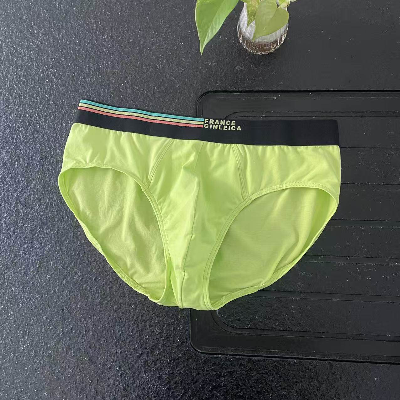 精梳棉93%棉质金来卡男士三角裤透气舒适好弹力又够结实的男内裤