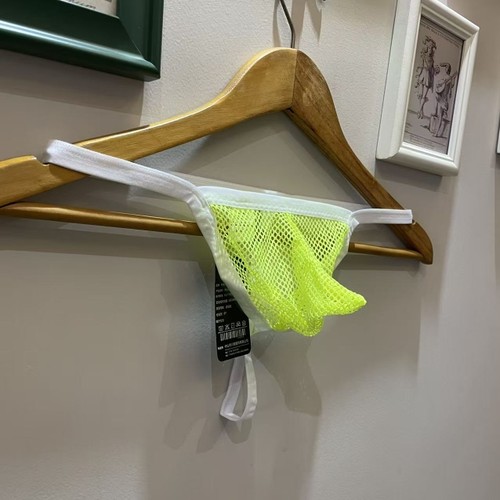 性感镂空网孔丁字裤男士内裤透明