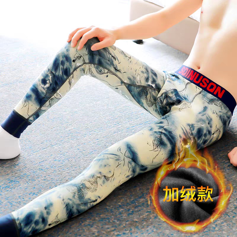 纯棉加绒加厚保暖打底裤