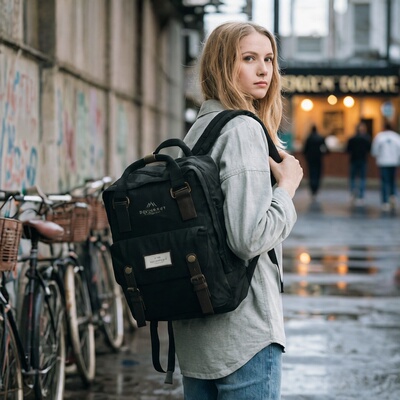 【新年礼物】Doughnut甜甜圈书包背包电脑包户外旅游旅行双肩包