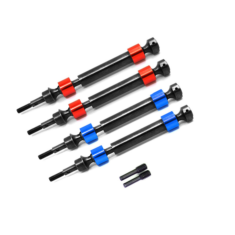 Traxxas 1/10 Maxx 小X 前后通用花键四轮传动轴强化钢 花键 CVD