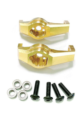 Traxxas TRX-4门桥转向前C座 金属黄铜 铜C座1对左右一对68g