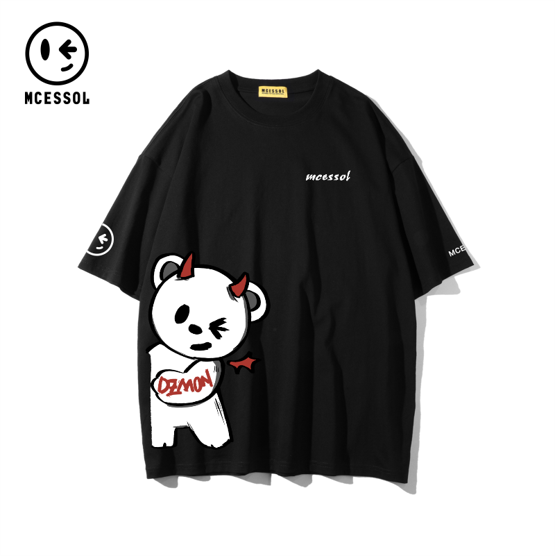 短袖宽松潮牌大码青春流行