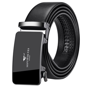 七匹狼皮带男士真皮男款腰带生日礼物送男生2025新款高档牛皮腰带