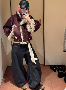 sofia定制25早秋新款复古小众设计感醋酸麻短外套时尚百搭上衣女