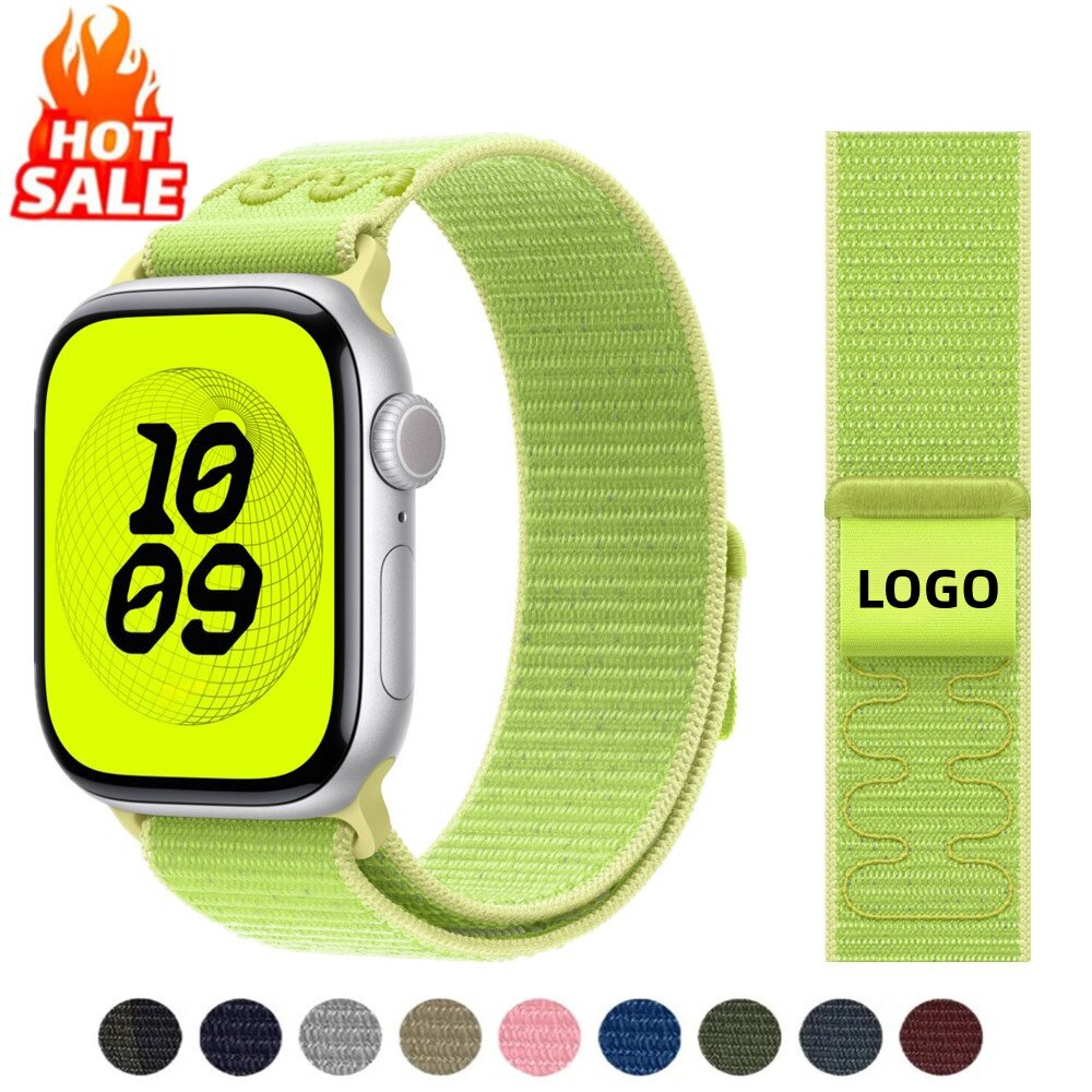 适用Applewatch11表带Nike尼龙回环苹果手表iwatch9运动8ultra3se
