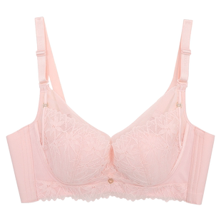100%感觉B杯超薄记忆钢圈性感蕾丝上托提拉聚拢内衣文胸1681