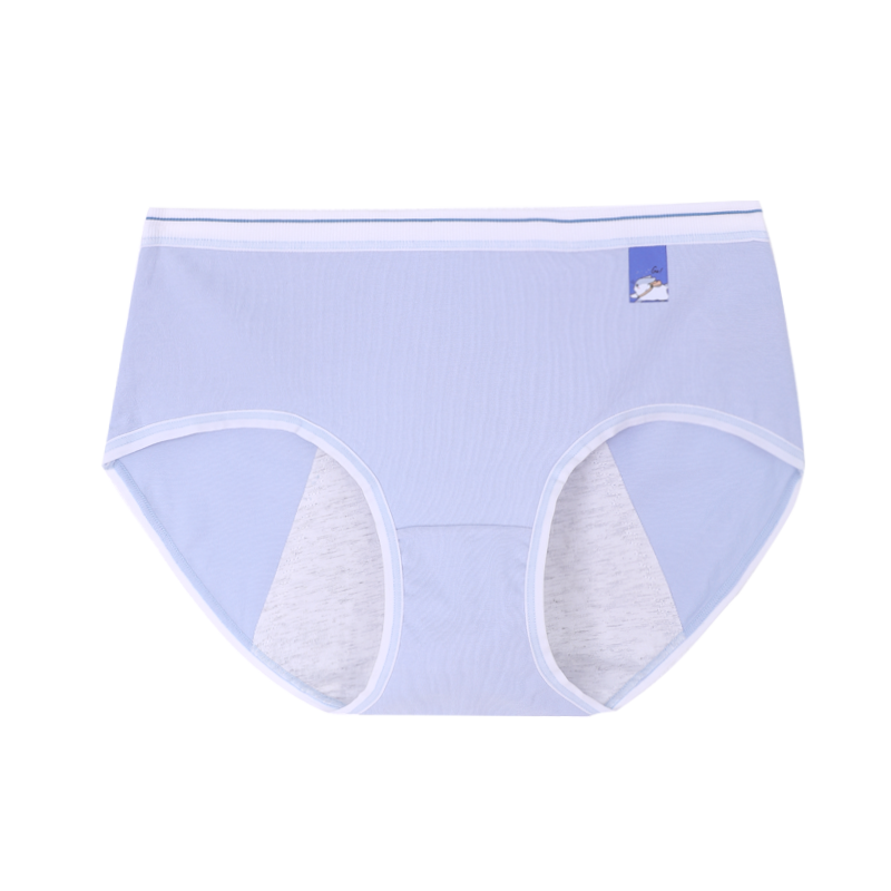100%感觉女士棉舒适防漏中腰月经期姨妈生理内裤80340k
