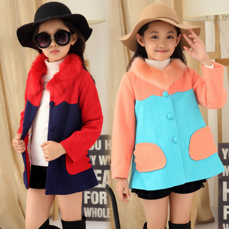 Manteau pour fille en laine - Ref 2161880 Image 1