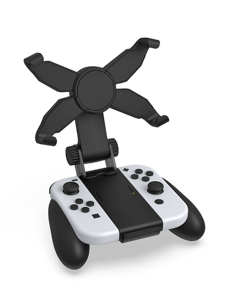 NINTENDO SWITCH 조이콘 핸들 그립 핸드헬드 스탠드에 적합 OLED 핸드헬드 NS PRO 무선 핸들 클립 스크린 스탠드 APPLE 휴대폰 핸드헬드 스탠드 각도 핸들 클립 조정
